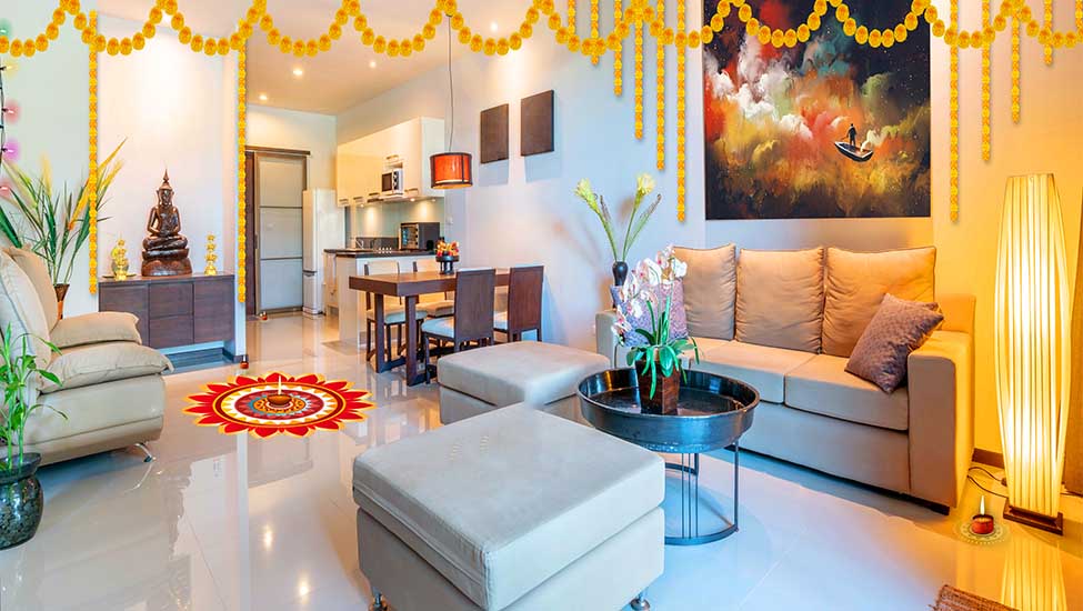 Best home interior designers in Bangalore - Top 5 Dazzling Diwali Decoration Ideas to Brighten Up Your Home